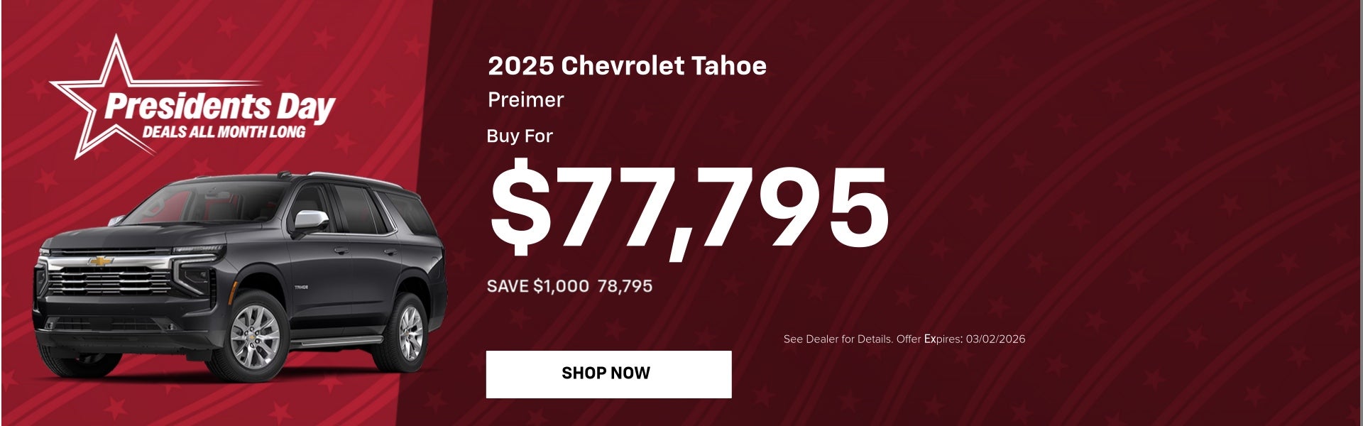 2025 Tahoe